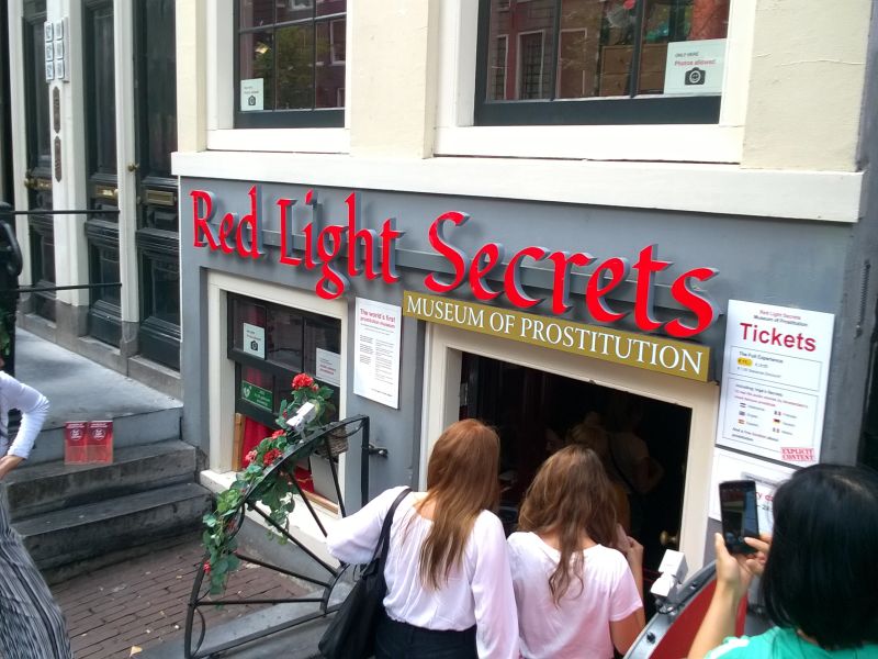Red Light Secrets aan de Oudezijds Achterburgwal